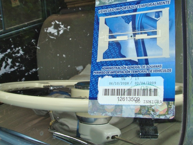 MX Vehicle Permit
